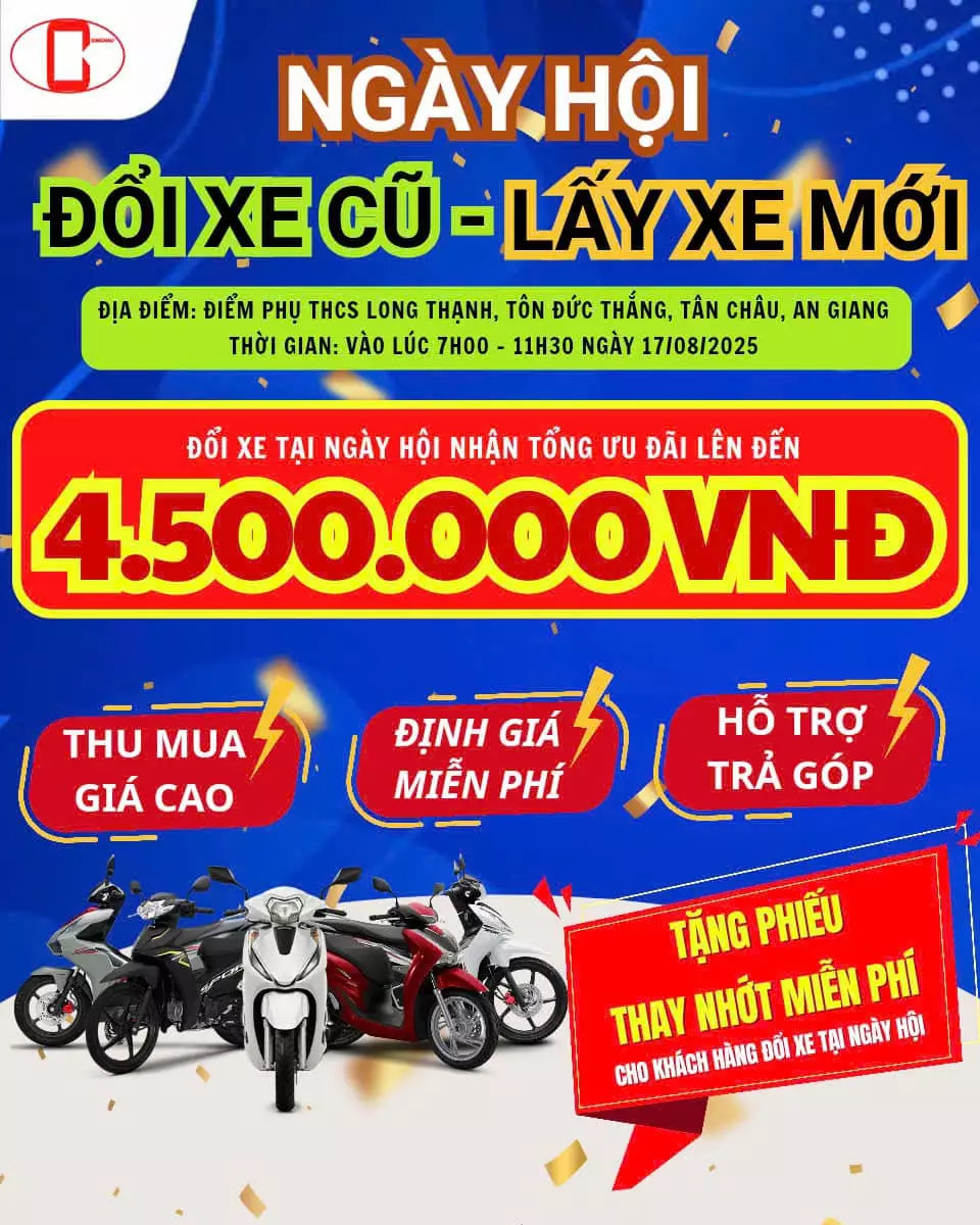 Ngày Hội Thu Xe Cũ Đỗi Xe Mới