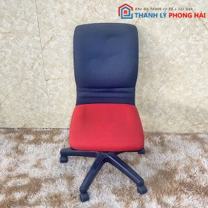 Ghế Xoay Văn Phòng Nệm Đỏ Lưng Đen Cũ