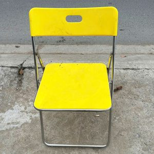 Ghế Nhựa Xếp Nhiều Màu Cũ Giá Rẻ