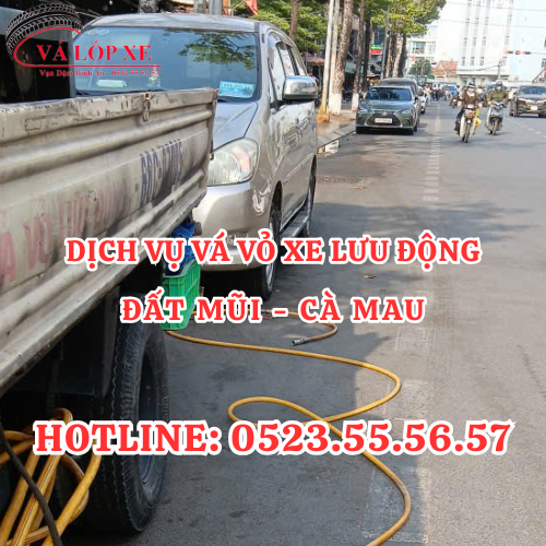 Dịch Vụ Vá Vỏ Lưu Động Đất Mũi Cà Mau